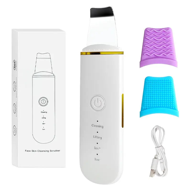 Skin Scrubber Face Spatula (White)