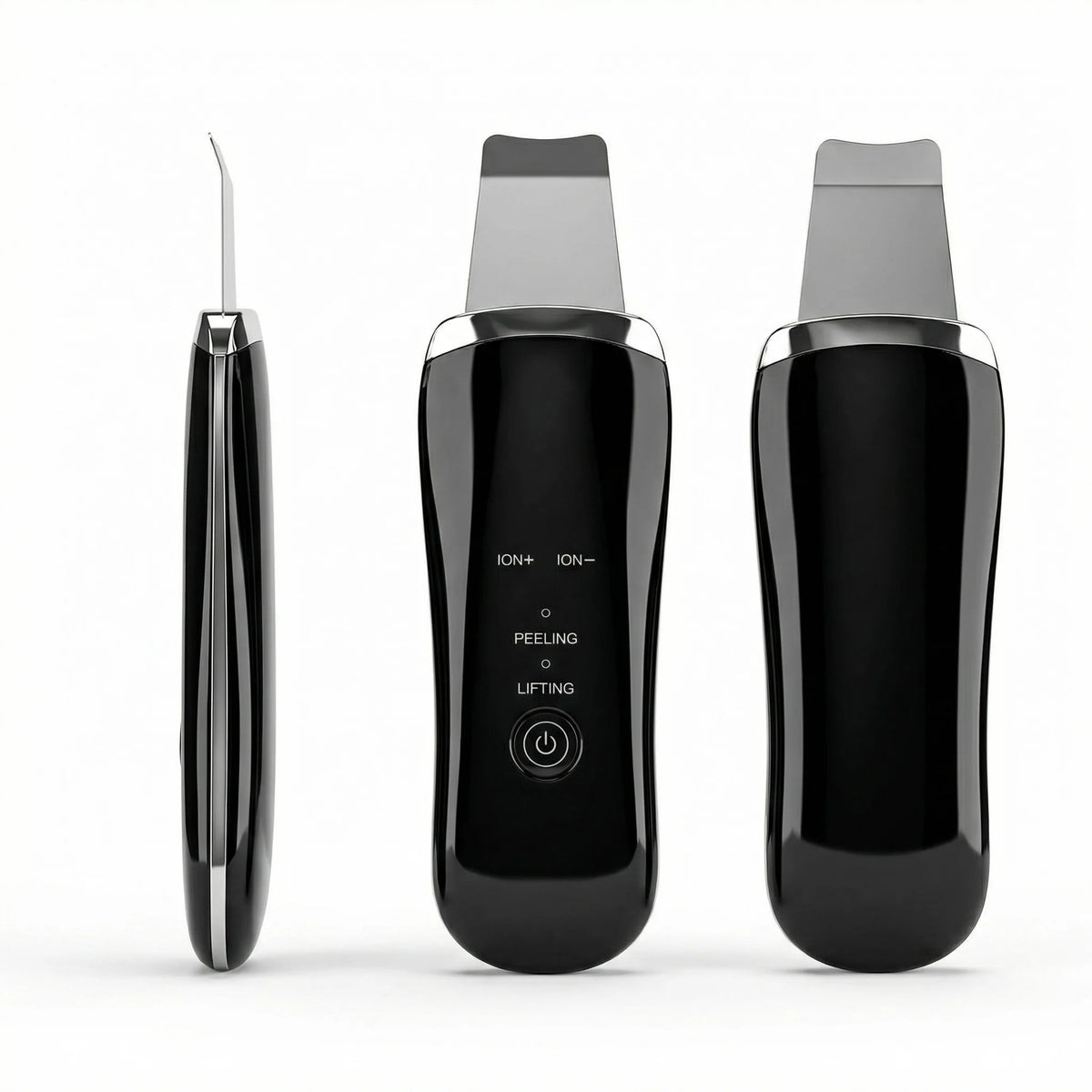 Electric Ultrasonic Skin Scrubber Face Spatula Home Ultrasonic Skin Scrubber Facial Cleaner Handheld Mini Derma Galvanica Tightening Face Scrubber Machine Skin Scrubber USB Ultrasonic